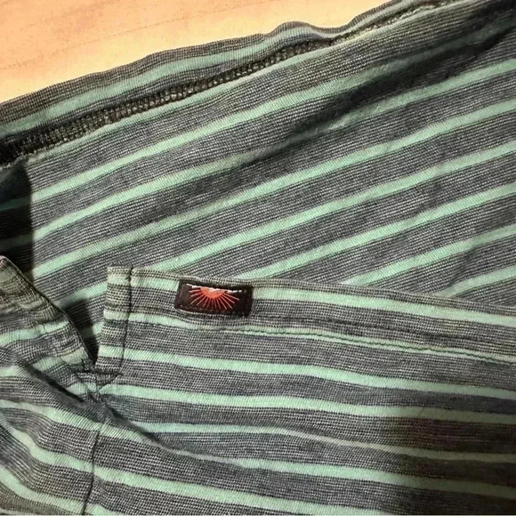 Faherty Mens Striped Polo - Size Large - Picture 4 of 6